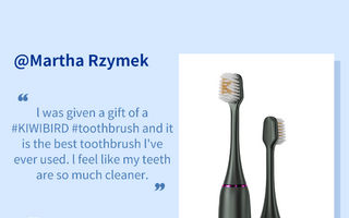 Elegance in Oral Care: The Kiwibird Black Electric Toothbrush